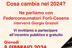 LUCE E GAS: fine del mercato tutelato. Cosa cambia nel 2024? 8 febbraio incontro a RONCOFREDDO