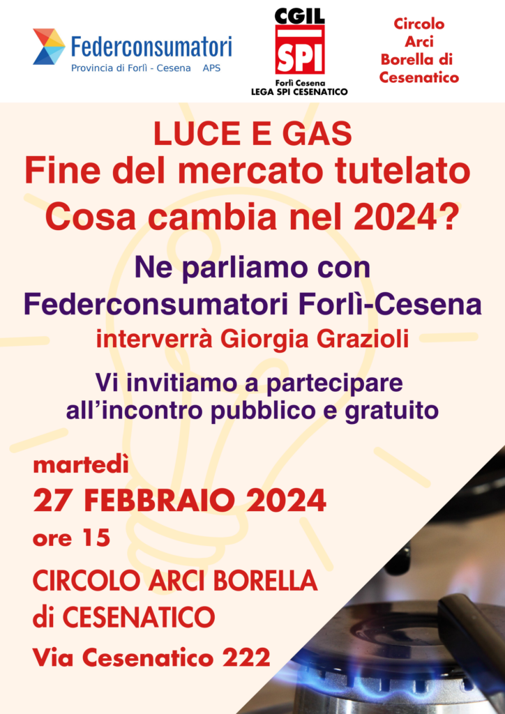 27 FEBBRAIO FEDERCONSUMATORI CESENATICO