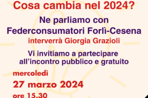 LUCE E GAS: fine del mercato tutelato. Cosa cambia nel 2024? 27 MARZO, incontro a Savignano sul Rubicone