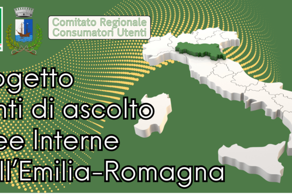 Comitato Regionale Consumatori Utenti dell’Emilia Romagna: al via il progetto, punti d’ascolto Aree interne, anche a Galeata e Santa Sofia.