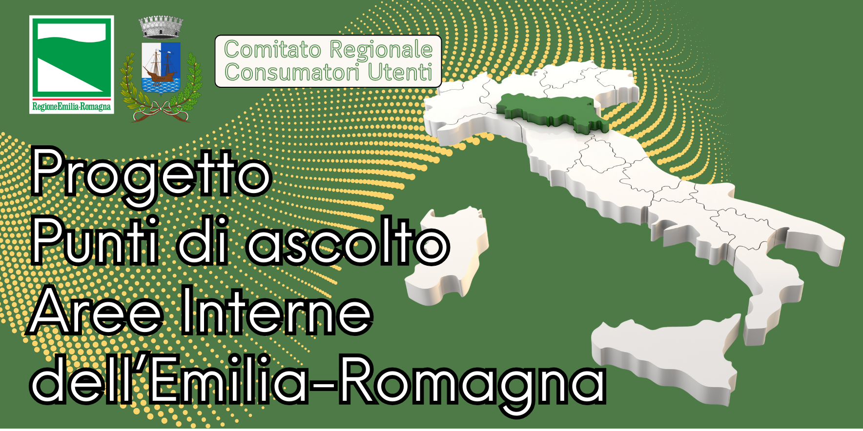 Al momento stai visualizzando Comitato Regionale Consumatori Utenti dell’Emilia Romagna: al via il progetto, punti d’ascolto Aree interne, anche a Galeata e Santa Sofia.